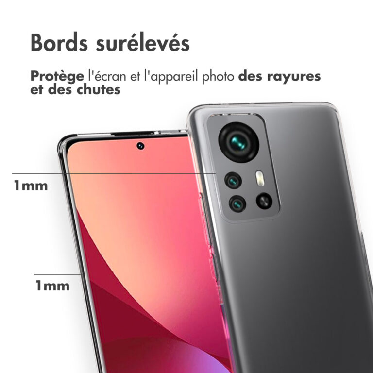Accezz Clear Backcover Xiaomi 12 Pro - Transparant - Afbeelding 8