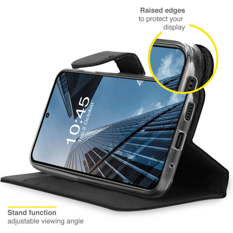 Accezz Wallet Softcase Bookcase Motorola Moto G60 - Zwart - Afbeelding 4