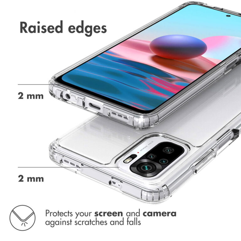 Accezz Xtreme Impact Backcover Xiaomi Redmi Note 10 (4G) / Note 10S - Transparant - Afbeelding 5