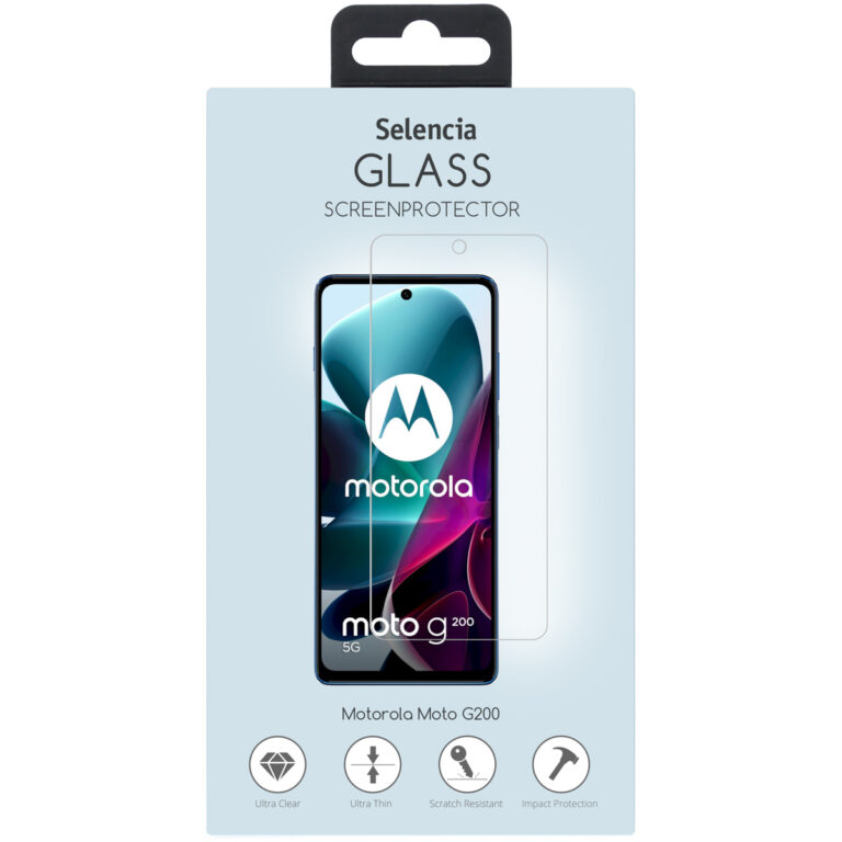 Selencia Gehard Glas Screenprotector Motorola Moto G200 - Afbeelding 2