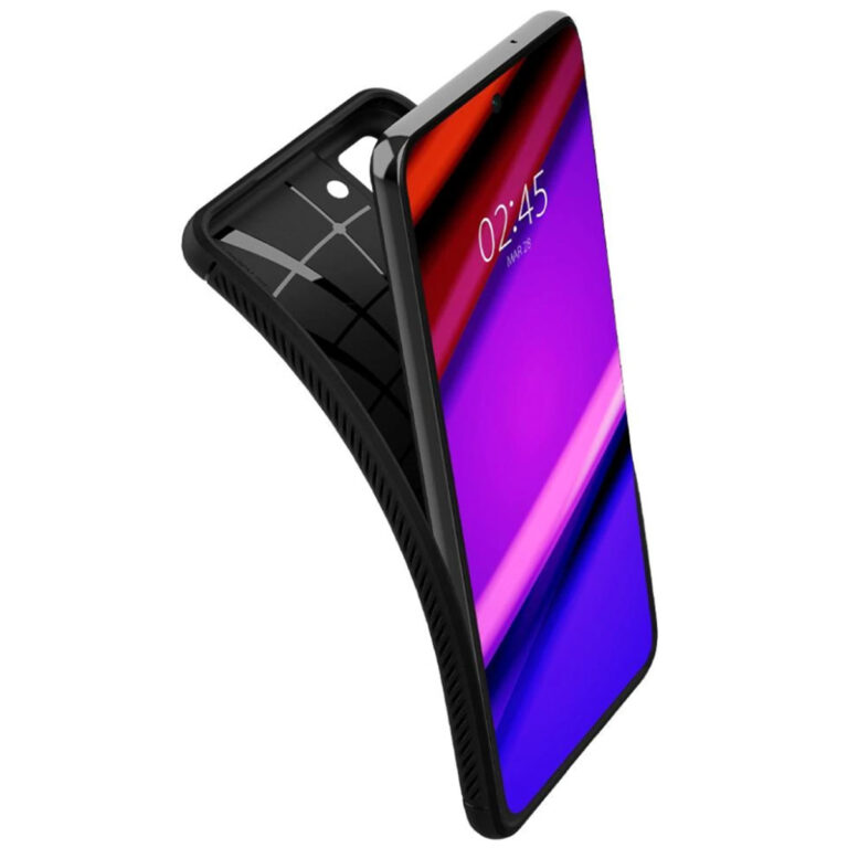 Spigen Rugged Armor Backcover Samsung Galaxy S21 FE - Zwart - Afbeelding 6
