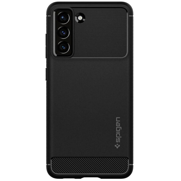Spigen Rugged Armor Backcover Samsung Galaxy S21 FE - Zwart - Afbeelding 4