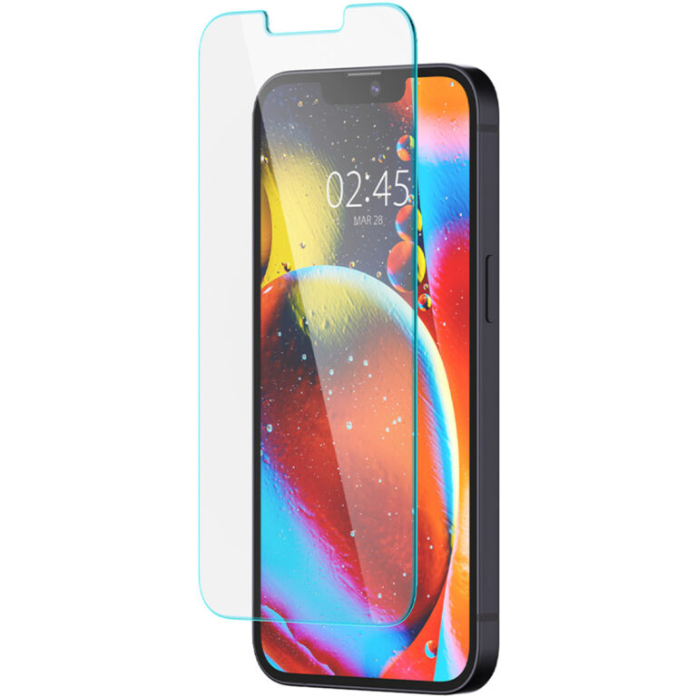 Spigen GLAStR EZ Fit Screenprotector 2 Pack + Applicator Apple iPhone 13 / 13 Pro / 14 / 16e - Afbeelding 6