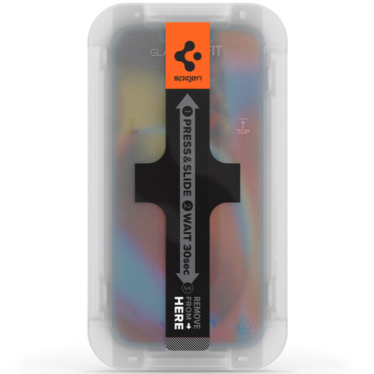 Spigen GLAStR EZ Fit Screenprotector 2 Pack + Applicator Apple iPhone 13 / 13 Pro / 14 / 16e - Afbeelding 2