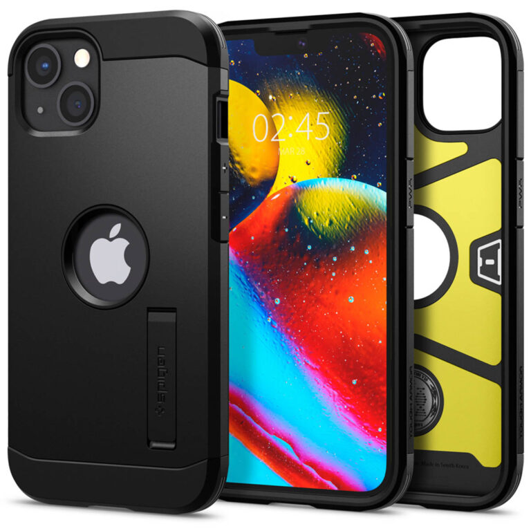 Spigen Tough Armor Backcover Apple iPhone 13 - Zwart - Afbeelding 4