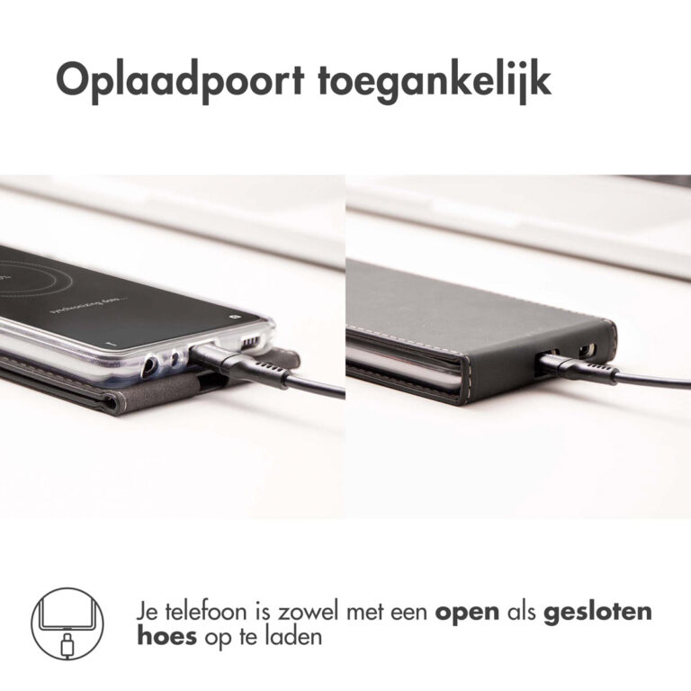 Accezz Flipcase iPhone 13 Pro - Zwart - Afbeelding 7