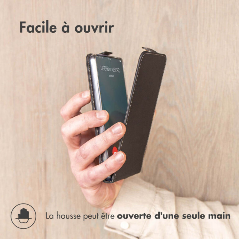 Accezz Flipcase iPhone 13 Pro - Zwart - Afbeelding 8