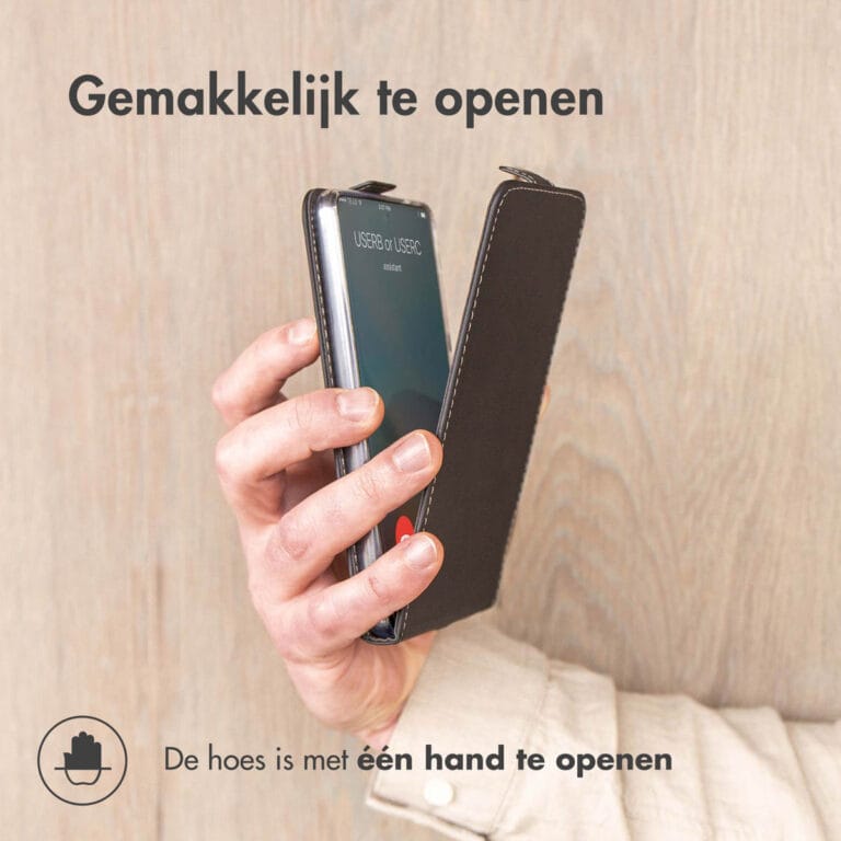 Accezz Flipcase iPhone 14 - Zwart - Afbeelding 9