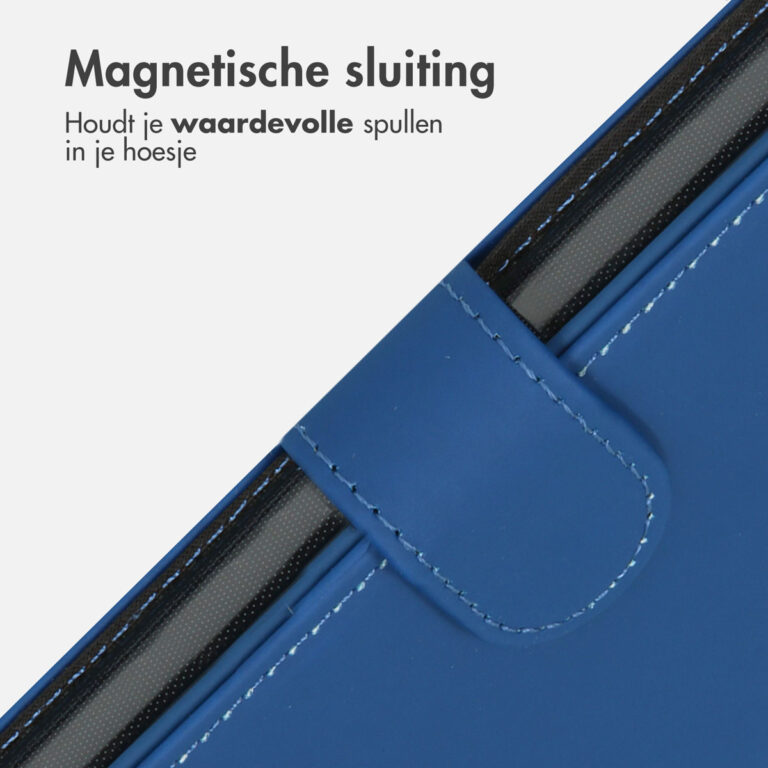 Accezz Wallet Softcase Bookcase iPhone 13 Pro - Donkerblauw - Afbeelding 7