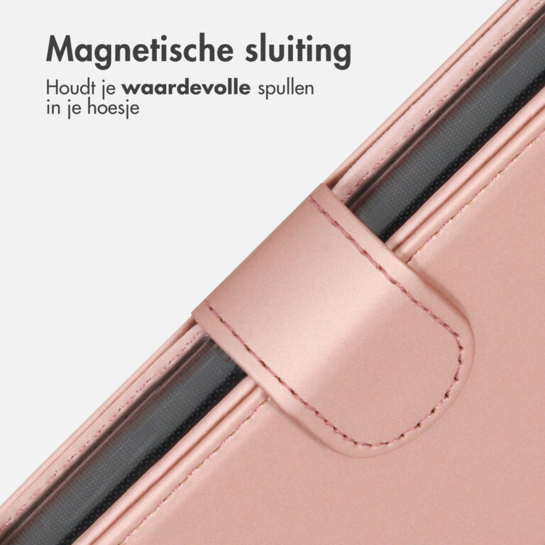Accezz Wallet Softcase Bookcase iPhone 13 Pro - Rosé Goud - Afbeelding 6