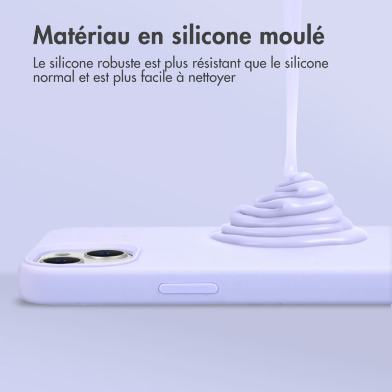 Accezz Liquid Silicone Backcover Samsung Galaxy A53 - Paars - Afbeelding 8