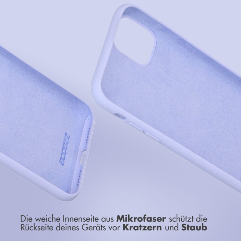 Accezz Liquid Silicone Backcover Samsung Galaxy A53 - Paars - Afbeelding 9