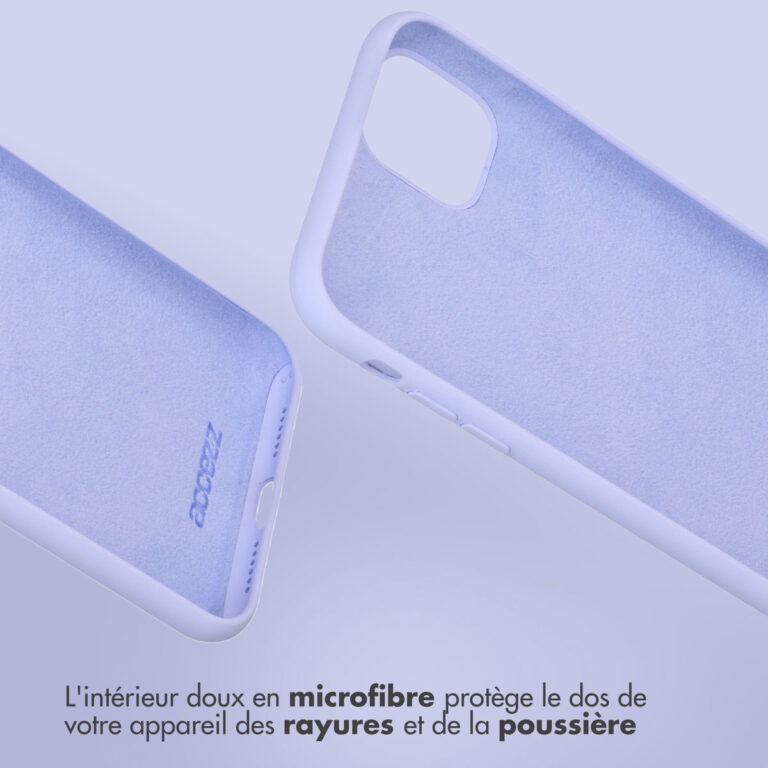 Accezz Liquid Silicone Backcover Samsung Galaxy A53 - Paars - Afbeelding 7