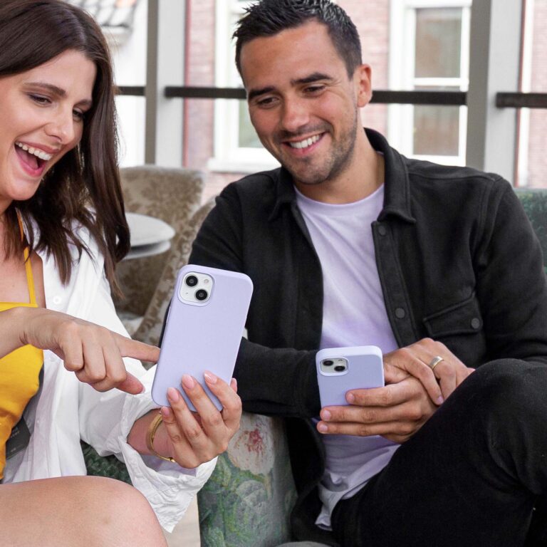 Accezz Liquid Silicone Backcover Samsung Galaxy A53 - Paars - Afbeelding 2