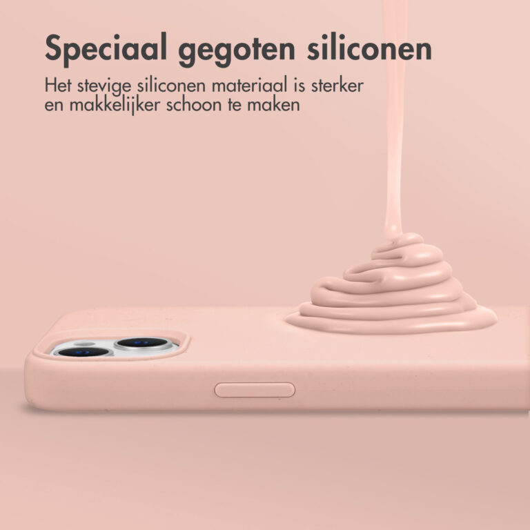 Accezz Liquid Silicone Backcover Samsung Galaxy S22 - Roze - Afbeelding 6