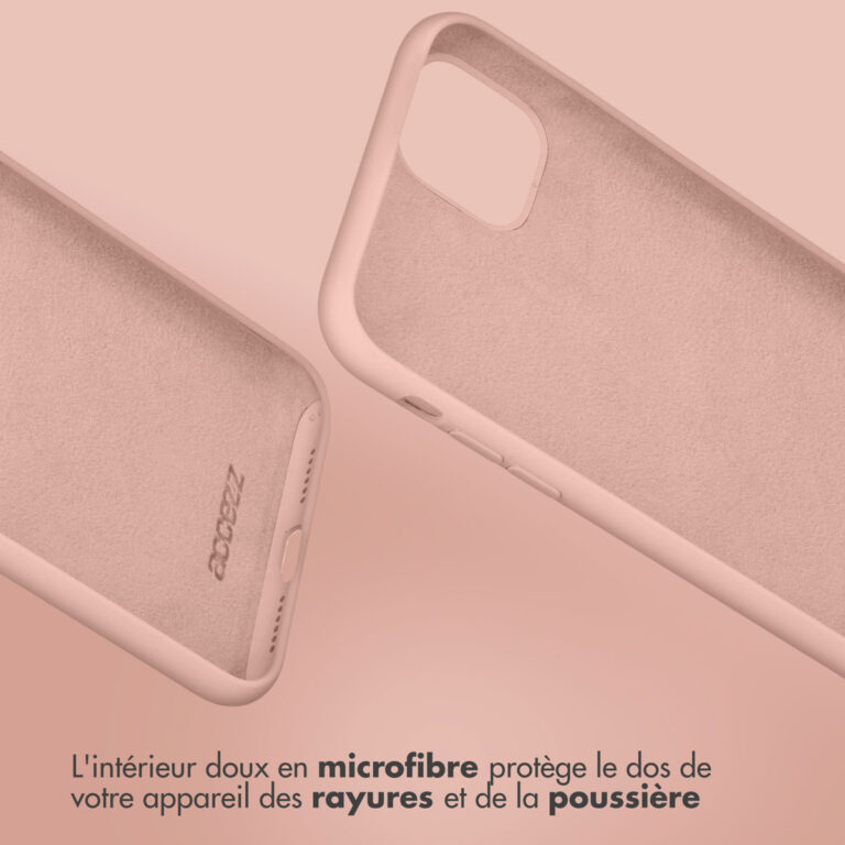 Accezz Liquid Silicone Backcover Samsung Galaxy S22 - Roze - Afbeelding 10